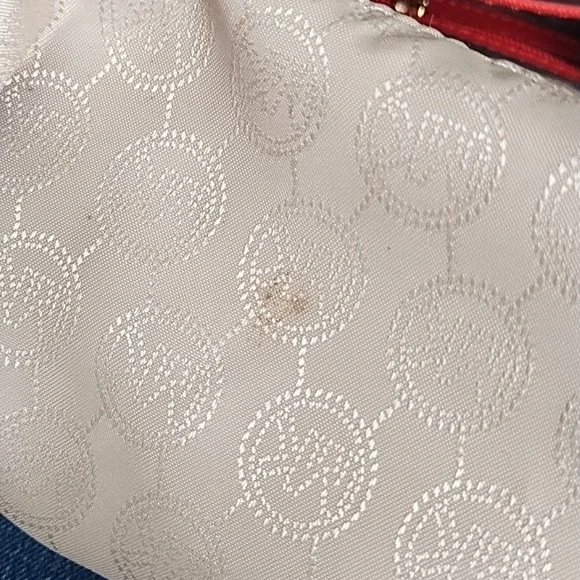 Michael Kors Red Large Hamilton Lock Tote Hobo Bag - Picture 12 of 14